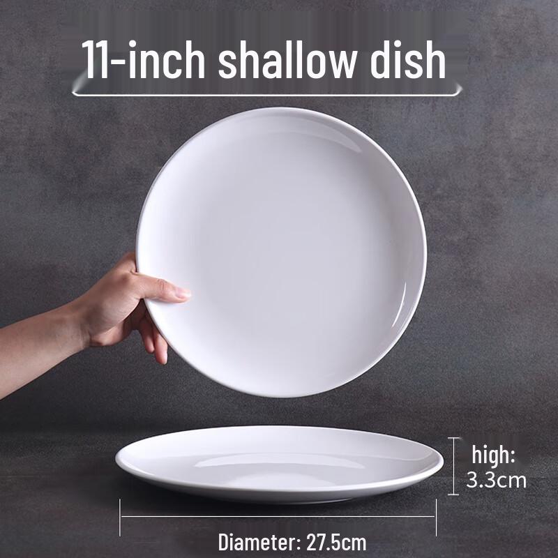 Melamine Round Shallow Plate