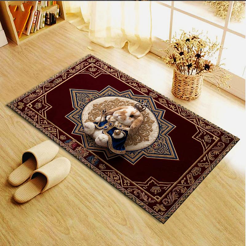 2025 New Cute Rabbit Carpet Rug for Living Room Bedroom Home Sofa Decoration,Kids play Non-slip Floor Mat07