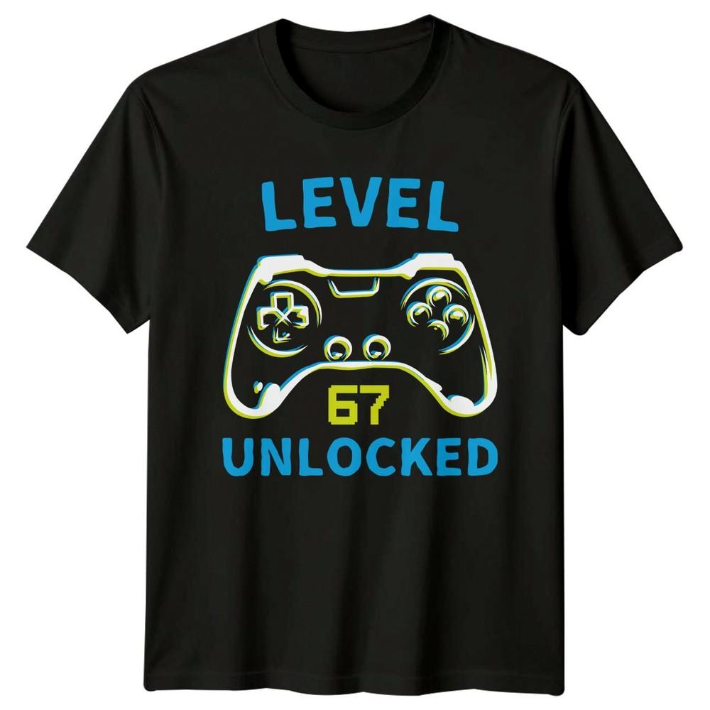 Level 67 Unlocked TShirt Retro Gaming Gaming 67th Birthday