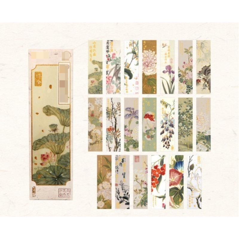 30 teile/satz Ins Landschaft Charakter Lesezeichen Kreative Handbuch DIY Abstrakte Papier Karten für Studenten Lehrer Tag Geschenk