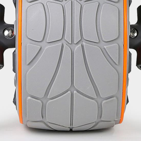 Abs Roller Wheel with Elbow Support Knee Pad 4D Abs Roller Mute Exercise Wheels Core Fitness Workout Equipment