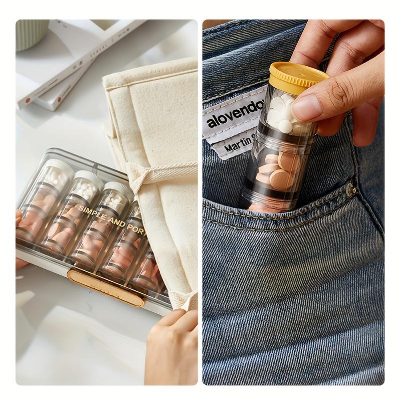 1pc Fashion Transparent Jewellery Organiser, Travel Portable Jewellery Organiser, Earring Necklace Ring Organiser, Travel Accessories