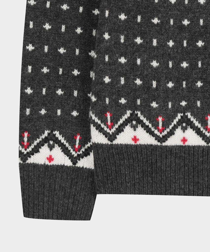 BROOKS BROTHERS Wool Nordic Crewneck Sweater (Multi) (Bbwrmmf404)