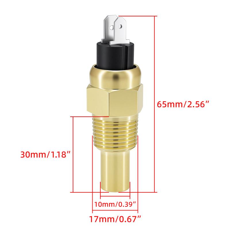 M16*1.5 3/8NPT Water Temperature Sensor M14*1.5 Water/Oil Temp Sensor Alarm Part Transmision Universal Origin Electric Sensor