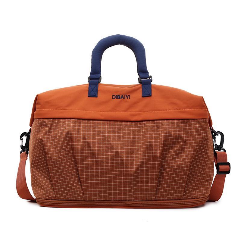 

Large Capacity Travel Bag For Women And Men Durable Gym Sports Bag Swim Outdoor Storage For Short Trips Ideal Travel Carry On Luggage Bag оранжевый