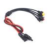 4in1 Solar Charging Cable for Solar Panels and Power Stations Compatible with 100W to 1000W Systems 120cm Length