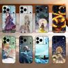 S-Silent Anime Secert W-Witch Phone Case For iPhone 17,16,15,14,13,12,11 Plus,Pro Max,SE4Soft Silicone Black Cover