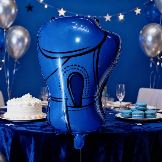 10 Pcs Boxing Gloves Balloons Inflatable Aluminum Foil Boxing Glove Balloons Sports Theme Party Decor for Birthday Wrestling Events