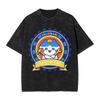 Chiikawas Cryba Gewaschenes T-Shirt Streetwear Hip Hop Lässige T-Shirts Tops Herren Damen Baumwolle Harajuku Bedruckt