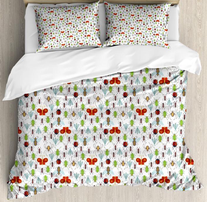 

Ants Duvet Cover Set For Kids Boys Girls Teens Queen King Lightweight Bedspread Cover Bedroom Decor Insects Bedding Set No Quilt EU Single(135x200cm)