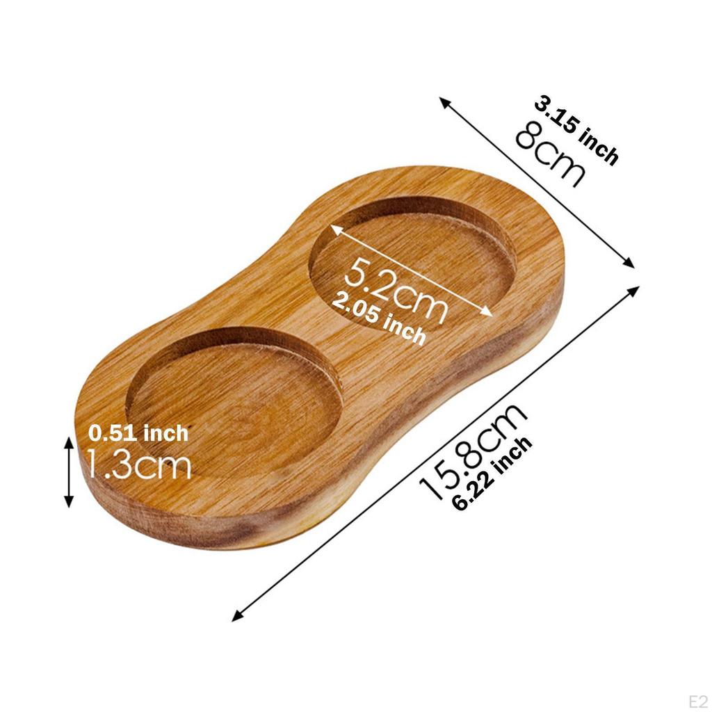 And Pepper Mill Tray Standing Base Stable Simple Practical Oil Bottles Holder for Dining