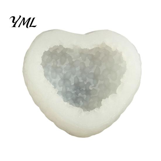 Heat Resistant Silicone Molds Heart Flower Mold, 3D Mousse Cake Candle Soap Easy Clean Bakeware Set Making, Fondant Resin Epoxy Craft Tool for