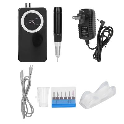 35000 Rpm Electric Nail Drill Potable Nail Grinding Machine Polishing Pedicure Manicure ToolUS Plug