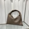 Genuine Leather Hand-Woven Underarm Bag - Stylish, Versatile, High-Quality Cowhide Shoulder Bag for Women