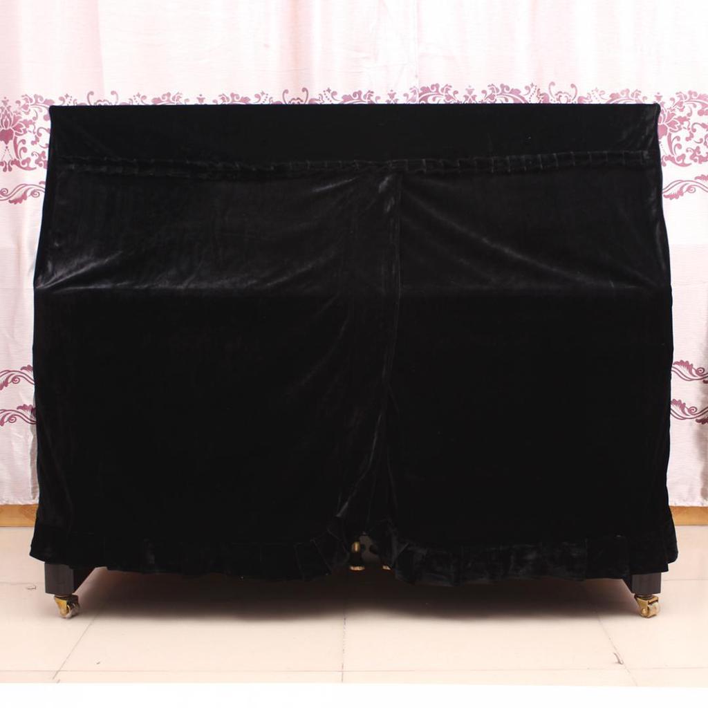 158 x 112 x 50 cm Pleuche Musical Piano Dammtätt lock Dammskyddsverktyg för upprättstående pianon