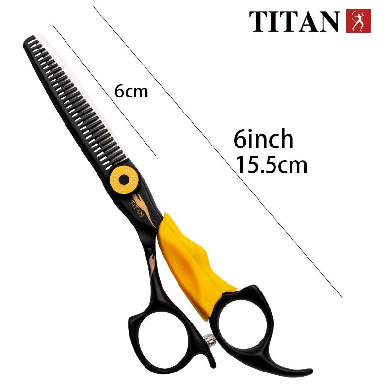 TITAN Haarschere professionelle Friseurschere Schneidschere Ausdünnschere neues Design VG10 Stahl Haarschnitt Salonwerkzeug