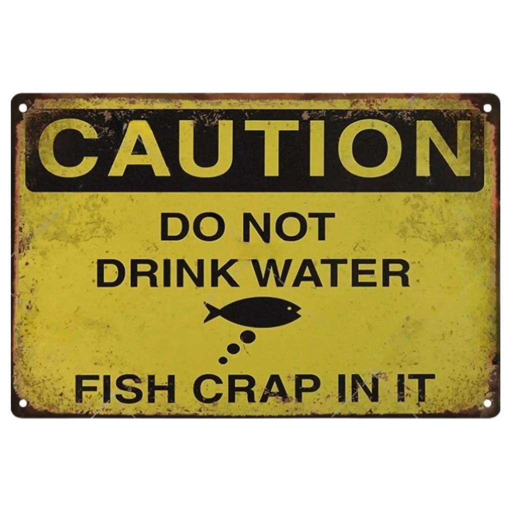 Vintage Caution Notice Zone Sign Metal Plate Warning Children Vedio Retro Plaque For Man Cave Garage Danger Door Wall Decor