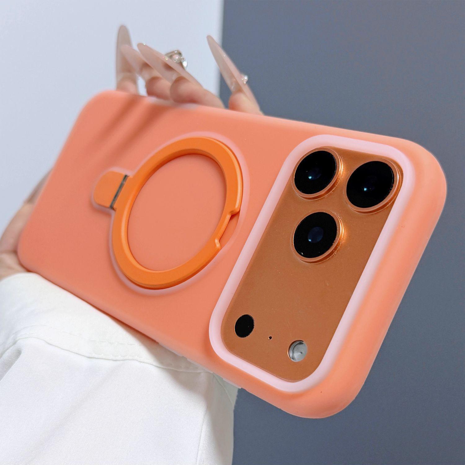 Liquid Jelly iPhone 17 PM Case with Magnetic Stand, Anti-slip Protection, and Full Coverage 16