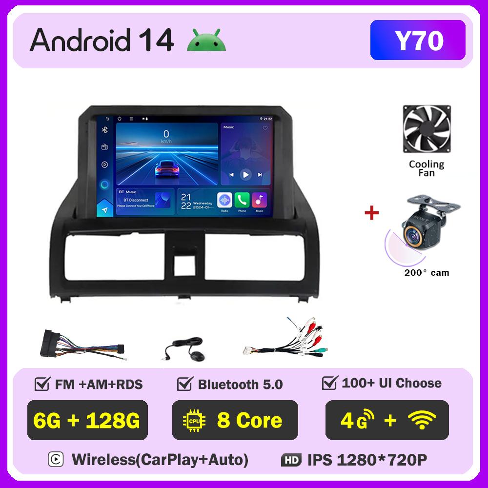For Honda Accord 7 Diesel 2003 - 2007 Car Radio Player Car Carplay Screen Autoradio Mirror Link Car Intelligent Systems Touch