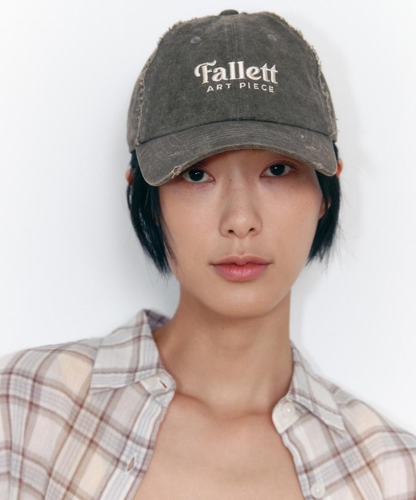 FALLETT Damaged Ball Cap Brown