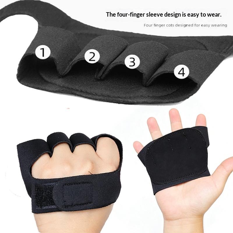 2Pcs Grip Pads Lifting Grips Gym Workout Gloves Weightlifting Calisthenics Powerlifting Fitness Sports Hand Protector