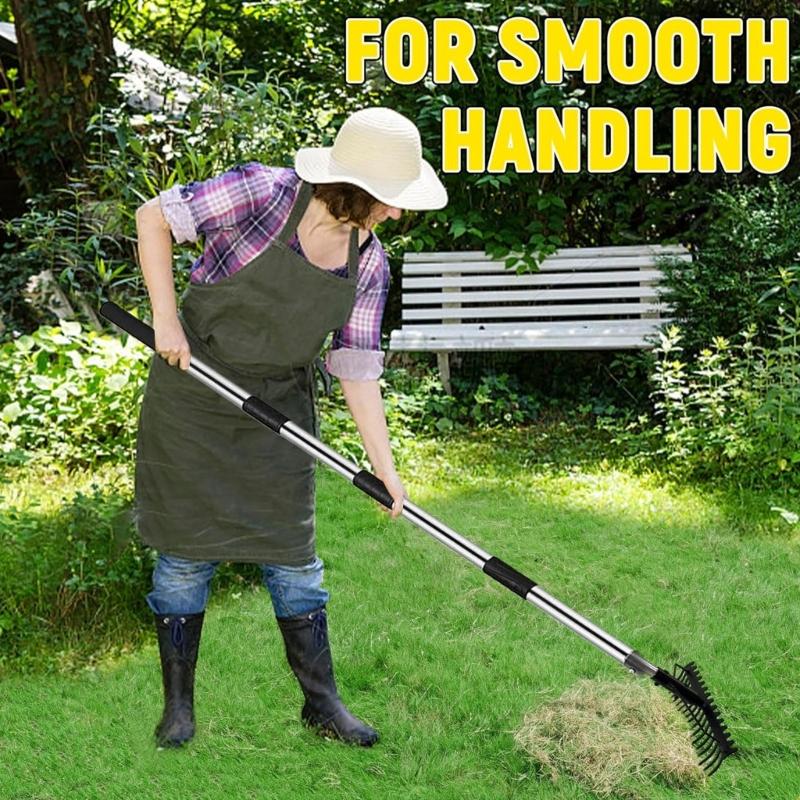 Professional Customizable Lawn Implement With Extended Carbon Steel Handle For Pleasant Gardening And Farming
