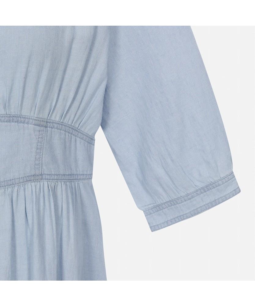 THURSDAY ISLAND V-Neck Full Open Denim Dress_T254Mop279W