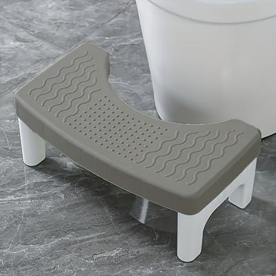 1 PCS Toilettensitzhocker Tragbarer Hocker für Zuhause Badezimmerzubehör für Erwachsene Toilettenhocker Abnehmbarer, rutschfester