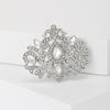 Retro Fashion Court Rhinestone Brooch, High-End Versatile Clothes Pin Fixed Clothes