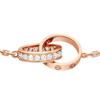 CARTIER LOVE 18K Gold Diamond Bracelets Unisex Rose Gold B6084200