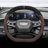 Steering Wheel Cover for Geely Boyue L, Boyue COOL, Galaxy L7/L6, and Xingrui - Suede Ultra-Thin Winter Grip Cover
