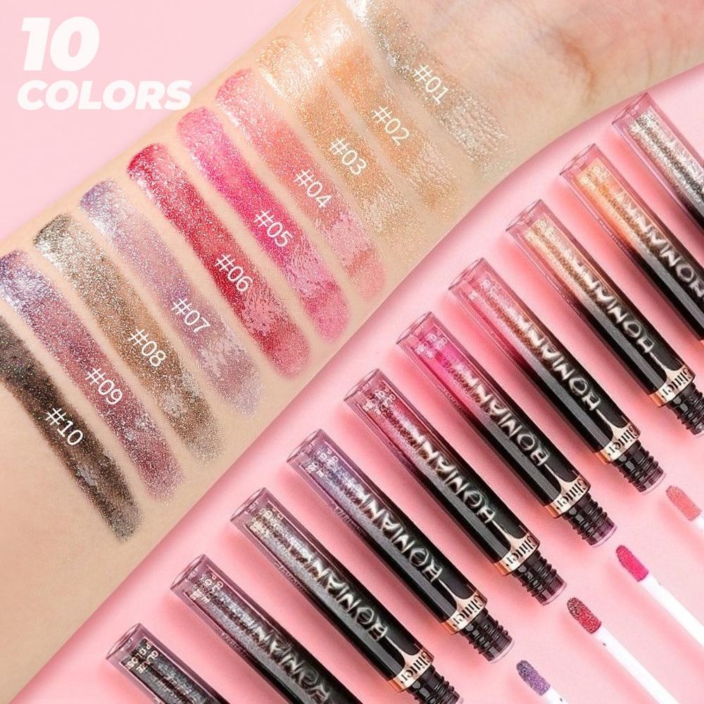 Pearlescent lip gloss, long-lasting waterproof lip makeup explosion