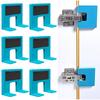 Magnetic Cabinet Door Hinge Spacer with Positioning Guide Portable Cabinet Door Panel Hinge Fixator for Frame Panel