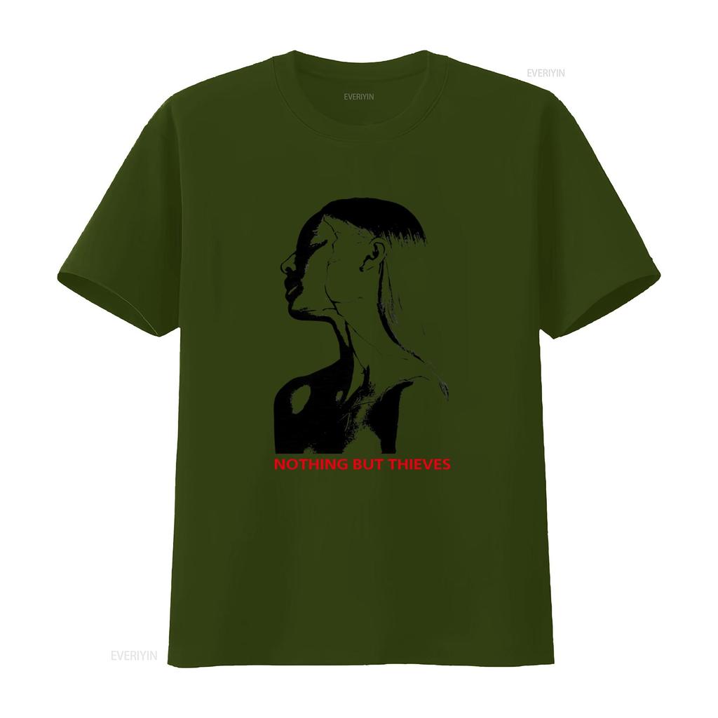 Nothing But Thieves T-Shirt Vintage Ästhetik Dead Club Stadt Konzert Fan Kunst Porträt Kunstwerk Neues Album Boho Stil Vintage