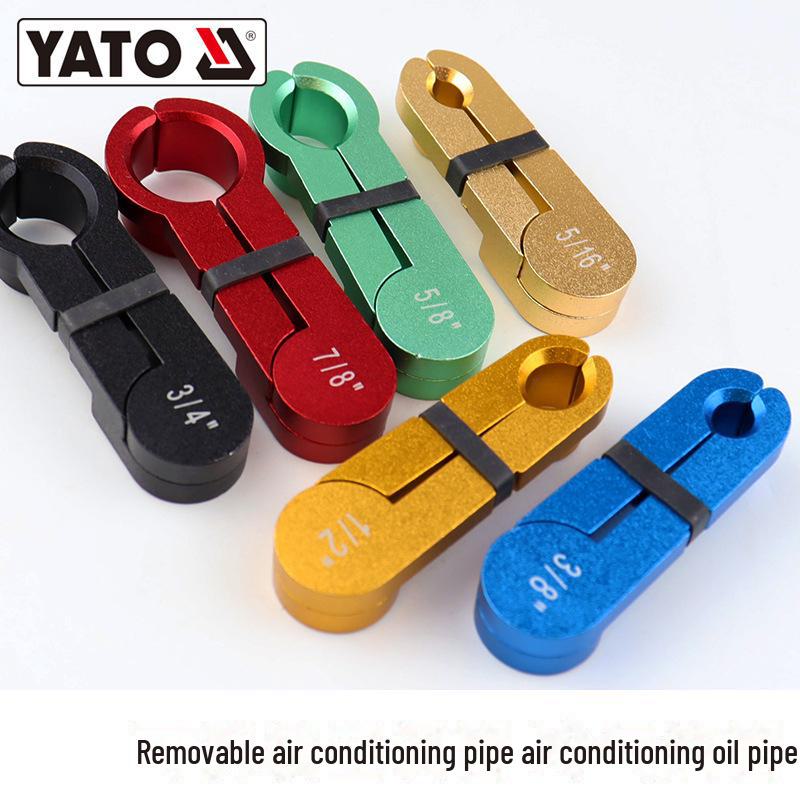 YATO Air Conditioning Oil Pipe Removal Tool Set - 23 Pieces for Automotive Repair and Maintenance