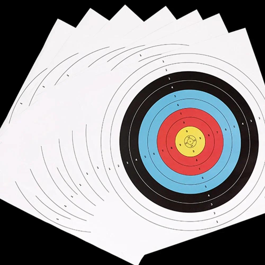 

A8 Profession Archery Targets Paper Face Bow Arrow Gauge Shooting Target Paper Traditional Shooting Accessories