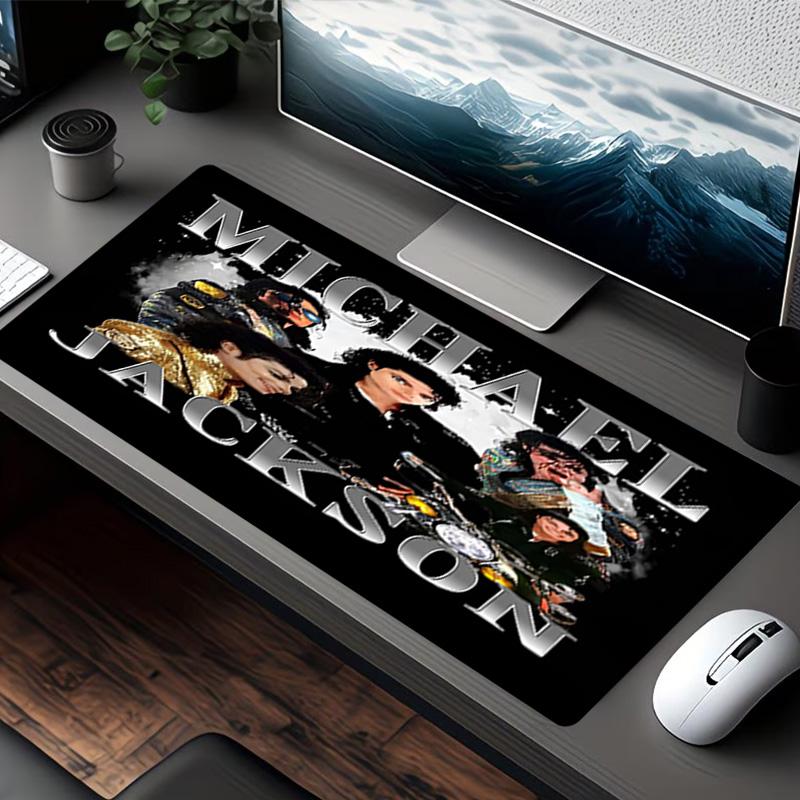 Michael Jackson Print Mouse Pad, for Keyboard Pad Laptop PC Mat for Office Home Use, Desk Decor, Perfect Birthday Gift for Gamers