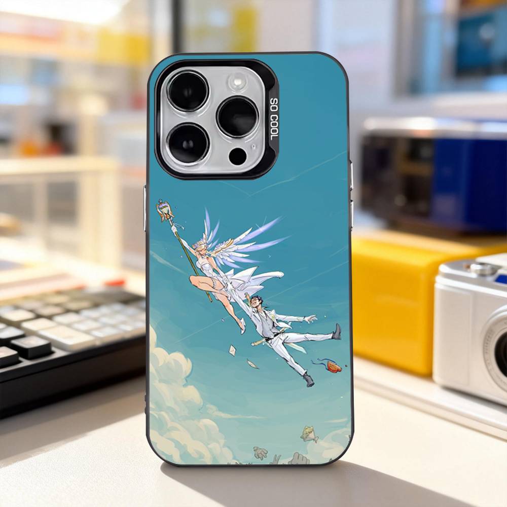 Game O-Overwatch-S Cute Phone Case For iPhone 17,16,15,14,13,12,11,Pro,XS,Max,Plus,Mini,SE4,E IMD Matte Black iPhone15promax