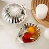 Shell Shape Fruit Snack Dish 304 Stainless Steel Snack Disc Creative Dessert Plate  Home