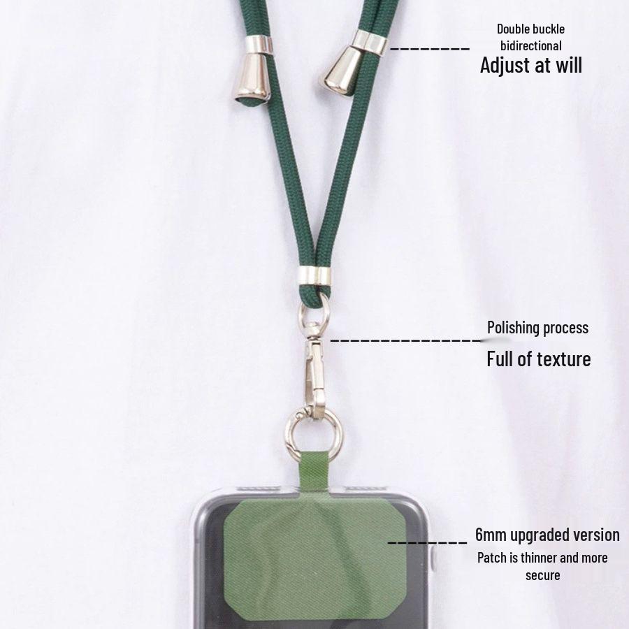 Retractable Adjustable Men's Fashionable Crossbody Mobile Phone Lanyard