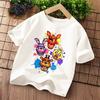 2026 Cartoon Five Nights At Freddys Kids T-shirts FNAF Graphic T-shirt Children Casual Sports Tops Short Sleeves Kids Clothing