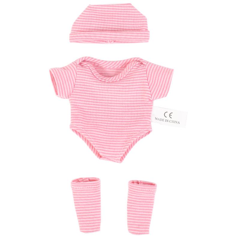 Puppenkleidung für 7,87 Zoll Babypuppen Kleidung Spielzeugpuppen Zubehör Geeignet für 20cm Puppe Strampler Pullover Puppenkleidung Zubehör