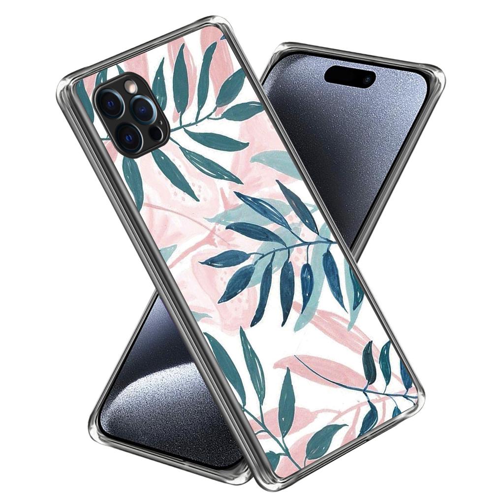 For iPhone 16 Pro Max Case Pattern Printed Shockproof TPU Phone Cover