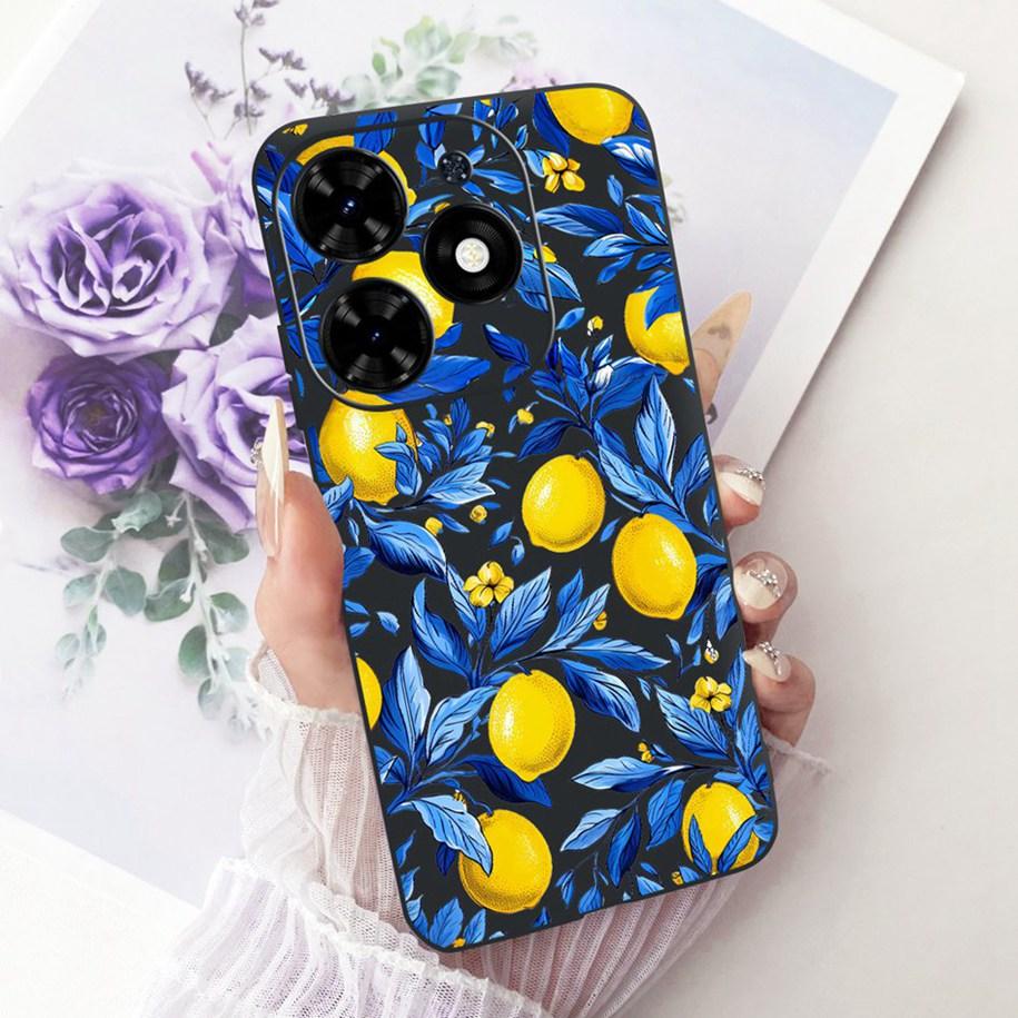 For Tecno Spark Go 2024 Case Spark 20 20C Shockproof Cover Fashion Butterfly TPU Soft Silicone Phone Shell For Tecno Pop 8 Funda