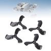 4PCS 3 Vanes Propell s Fit for   NEO 2 Drone PC Low Noise Drone Replacement Paddles Lightweight Extended   Time