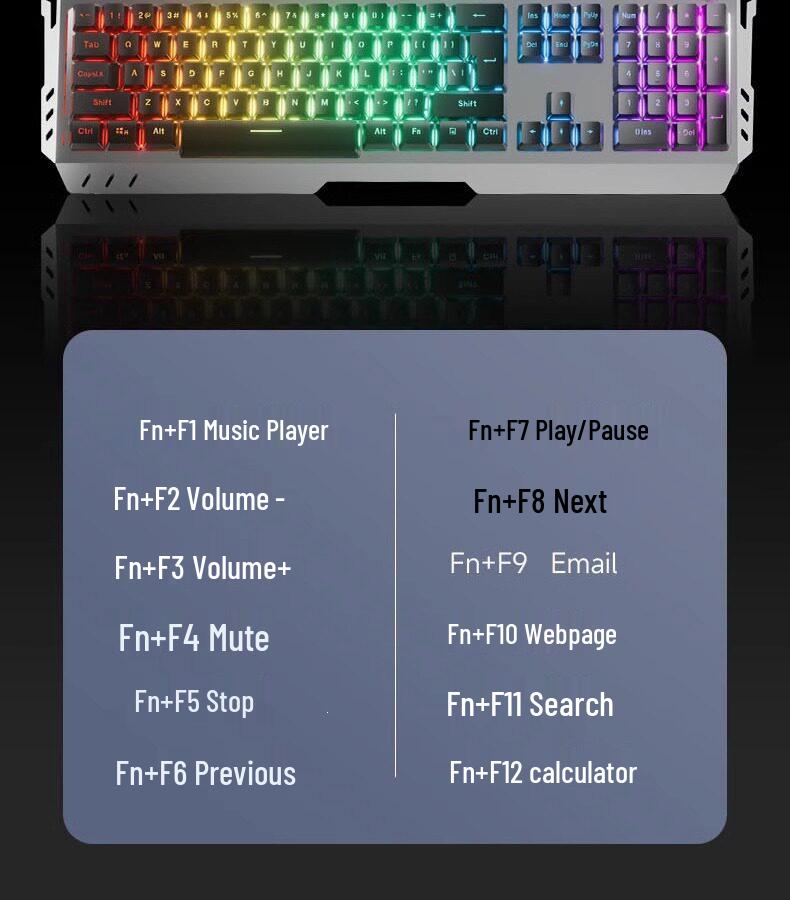 Wired Gaming Keyboard, Mouse & Headset Set - E-sports Mechanical Desktop Peripherals