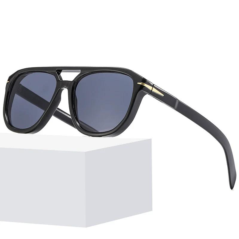 Classic Retro Vintage Aviation Pilot Sunglasses Women Men Big Large Oversized Frame Luxury Designer Shades 70s Sun Glasses