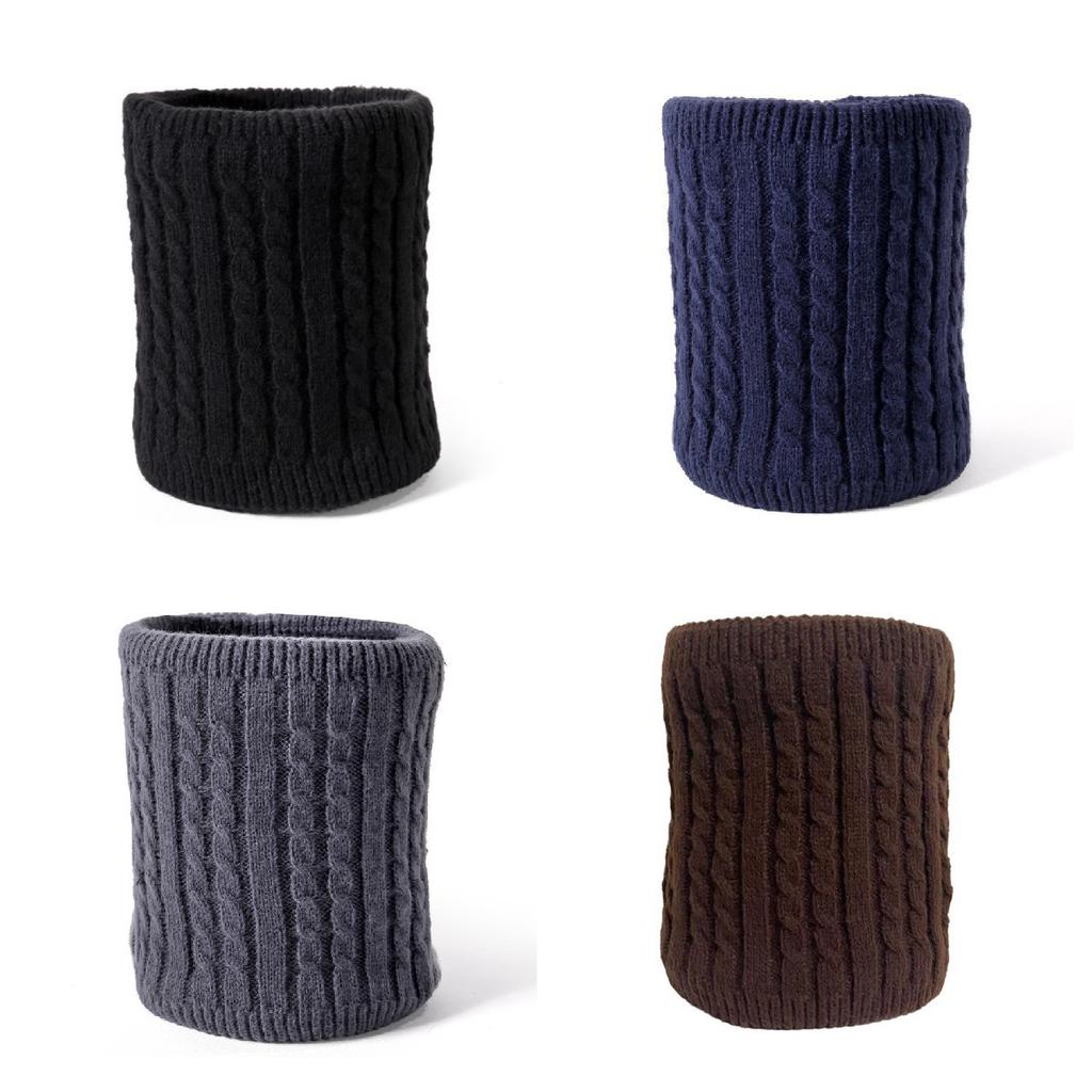Winter Scarf Men and Women Solid Color Warm Neck Cover Windproof Outdoor Anti-cold