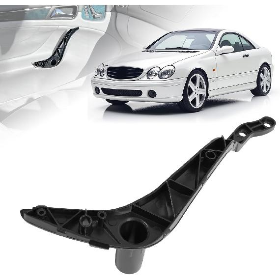 Interior Door Handle Puller Compatible with 1998-2003 Mercedes Benz CLK320 CLK430 CLK55 Left & Right Black Plastic ABS Left Side