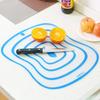 Kitchen Non-Slip Chopping Blocks Tool Flexible Transparent Cutting Board Kitchen Pp Cutting Boards Classification Chopping Board